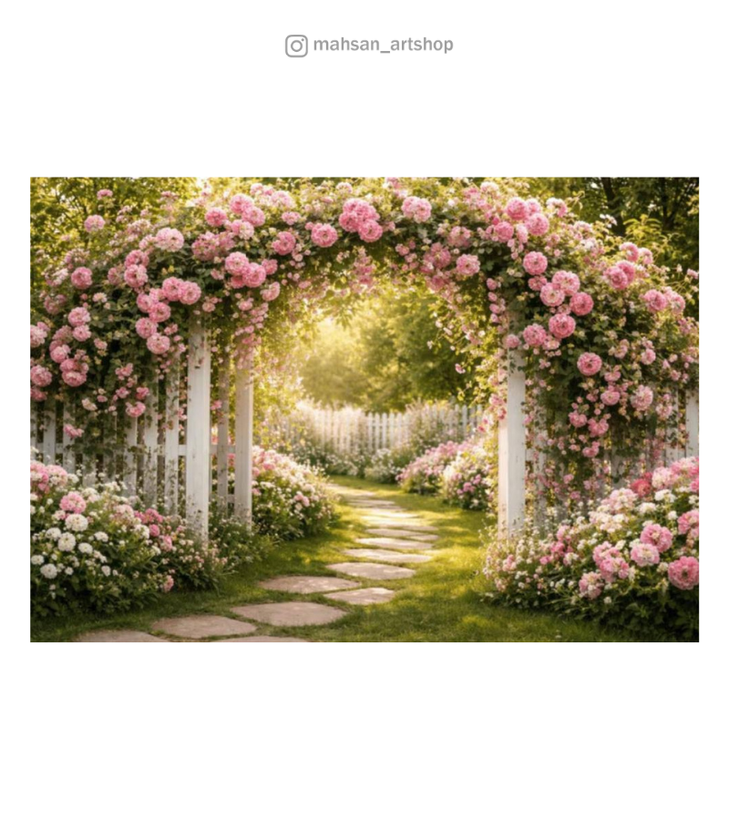 نقاشی الماسی بومی ۳۵ در ۴۵ طرح بهشت